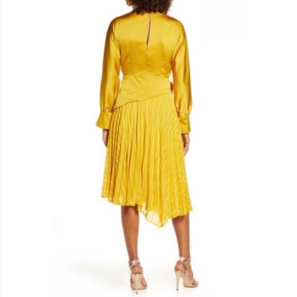 NWOT Anthropologie Harlyn Pleated Midi Dress - Picture 4 of 16